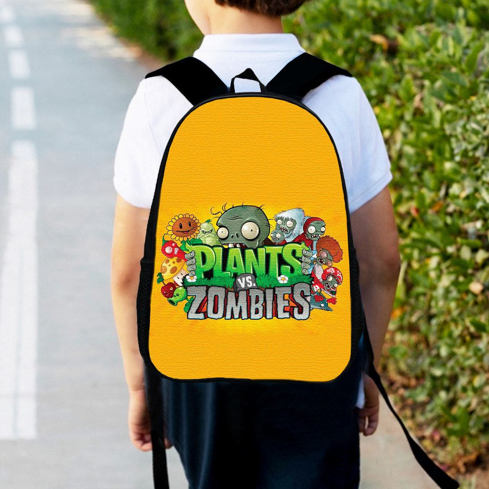 Рюкзак дитячий Рослини проти зомбі "Plants vs. Zombies" 34х27см, міський ранець для хлопчика з принтом (00424) Київ - фото 1