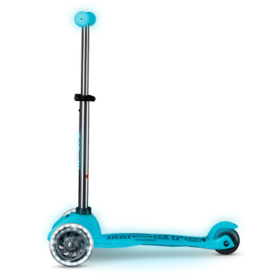 Самокат Micro Mini Deluxe Glow LED льодовик аква (MMD218) Вінниця - фото 5