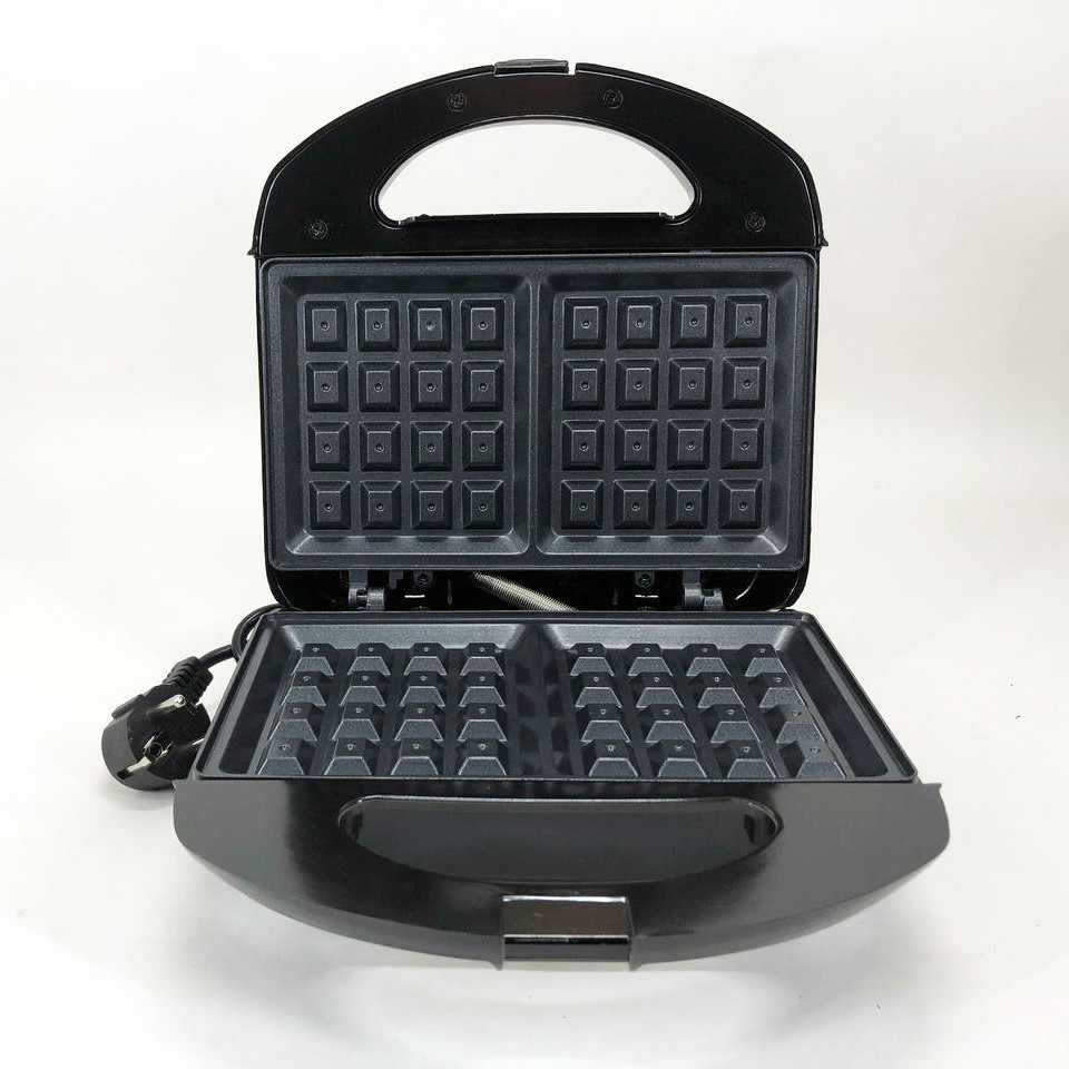 Вафельница електро Domotec, Вафельница для тонких вафель Компактная электрическая BM-87 Львов - изображение 8