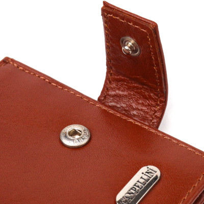 Кошелек Canpellini Из натуральной кожи Светло-коричневый (21508) Винница - изображение 7