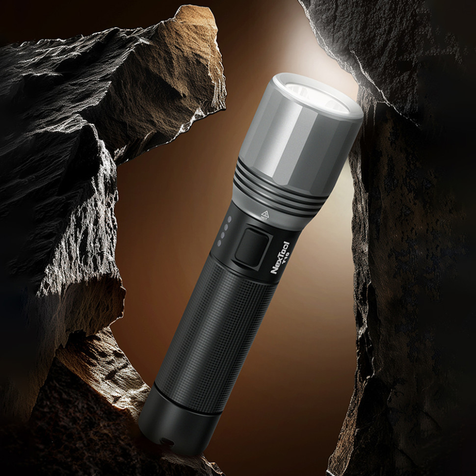 Фонарь ручной NexTool Flashlight T10, 2000 лм, алюминиевый корпус Киев - изображение 9