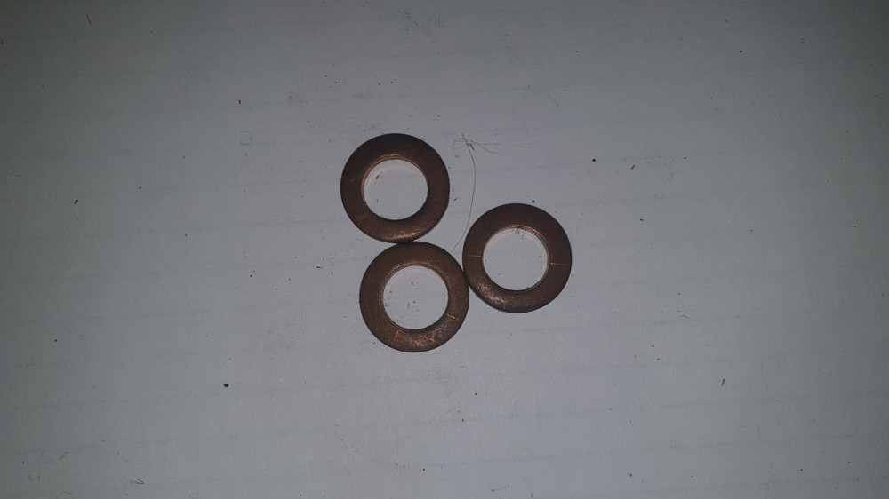 Шайба медная (сливного коллектора) 10х17х2 мм. 36-1104788. Харьков - изображение 1