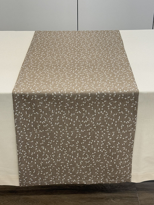 Ecotton Ранер доріжка Ecotton DUCK 45x170 см для обіднього столу водовідштовхувальна кремовий ( Киев - изображение 7