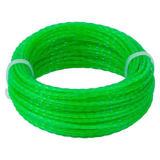 Леска для триммера крученый квадрат Ø2.0мм 15м SIGMA (5616031) Ровно