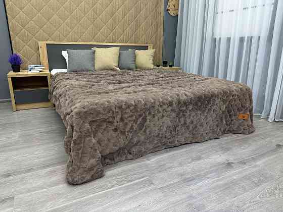 Плед-покрывало Шиншилла 215х215 см (+-5см) Какао (87-018) Киев