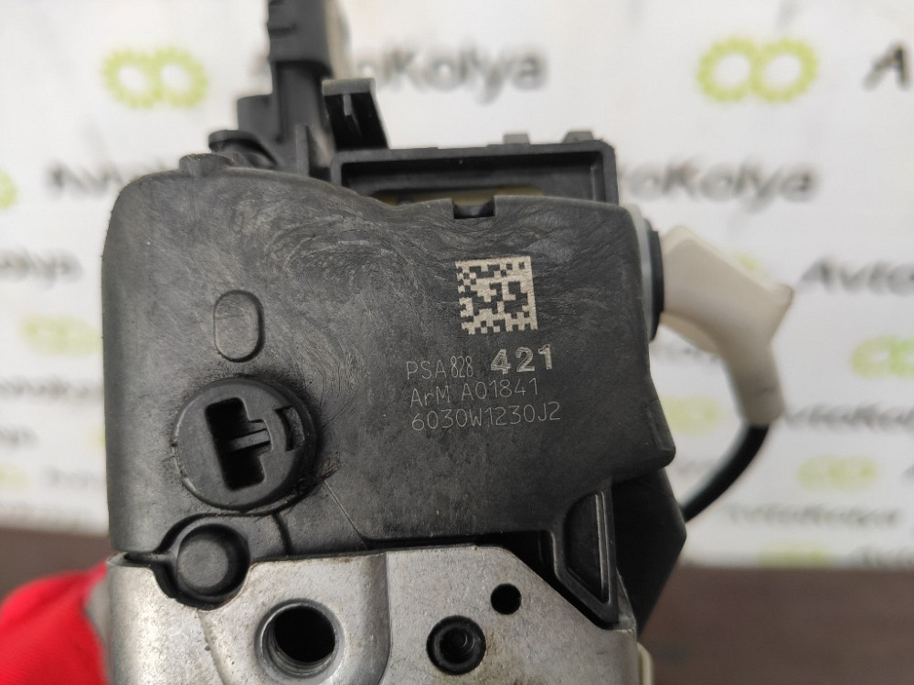 Замок бокових дверей 6 pin лівий Citroen Berlingo 2008-2018 (PSA828421) Ковель - изображение 3