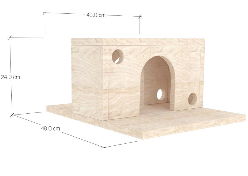 Домик для шиншиллы 