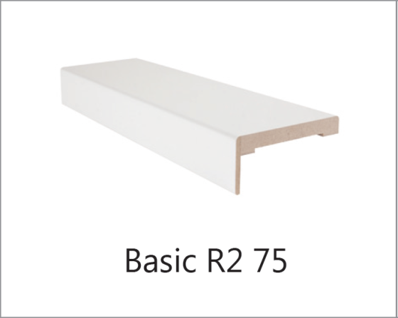 Комплект лиштви на одну сторону Basic R2 75 мм - 2,5 смуги Київ