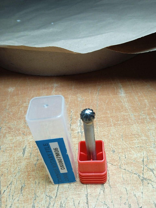 Борфреза DX сфера 8×7×6 мм — твердосплавна шарошка по металу для дриля та гравера Харків - фото 5