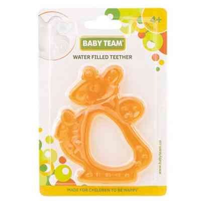 Прорезыватель Baby Team с водой Кенгуру (4004_кенгуру_оранжевый) Винница