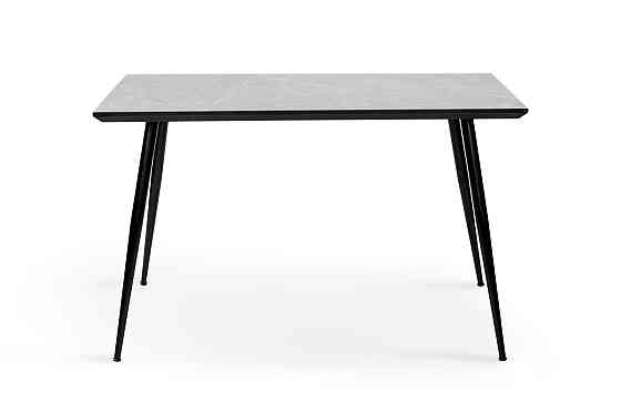 Стіл Торнадо, 120*70, чорний/MDF сірий бетон Київ