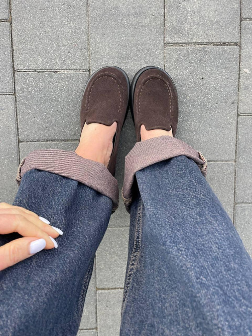 Zemira Балетки жіночі M.KRAFT T-79 коричневі (весна-осінь, замша натуральна) (5789) Коломыя - изображение 8