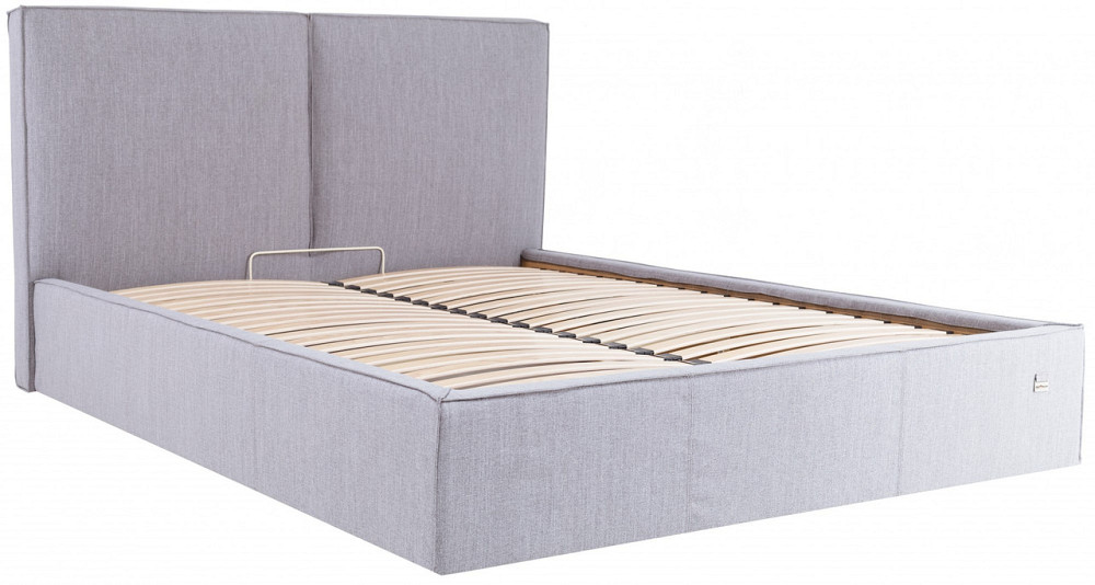 Кровать Delhi Comfort 140 х 190 см Мисти Grey С подъемным механизмом и нишей для белья Серый Днепр - изображение 11