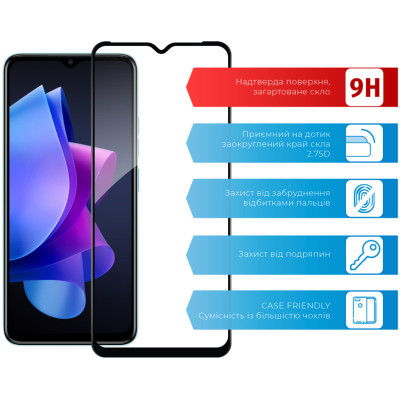 Стекло защитное ACCLAB Full Glue Tecno Spark Go 2023 (1283126564819) Винница - изображение 3