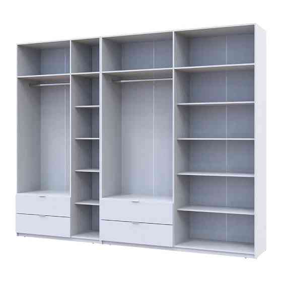 Шафа для одягу Doros Лукас Біла 3+4 ДСП 300х50х240 DRS-011688 (42005130) Львів