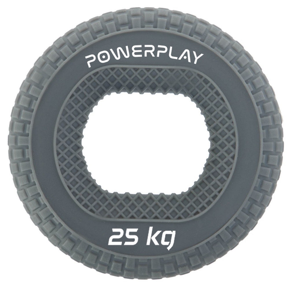 Еспандер кистьовий силіконовий PowerPlay PP-4333 Hand Grip Large 25 кг. Сірий Київ - фото 2