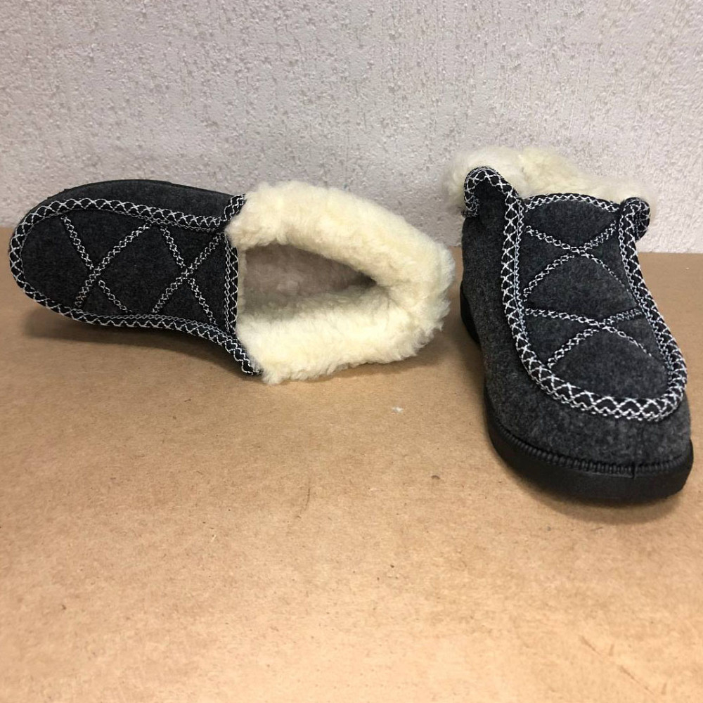 Калоші жіночі утеплені ева 39р 25см, Калоші жіночі на хутрі хакі Уггі Суконні зимові бурки XZ-82 Львів - фото 1