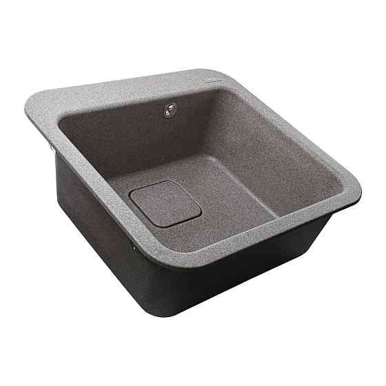 Гранитная мойка Globus Lux BARBORA мокко 510x510мм (000023484) Киев