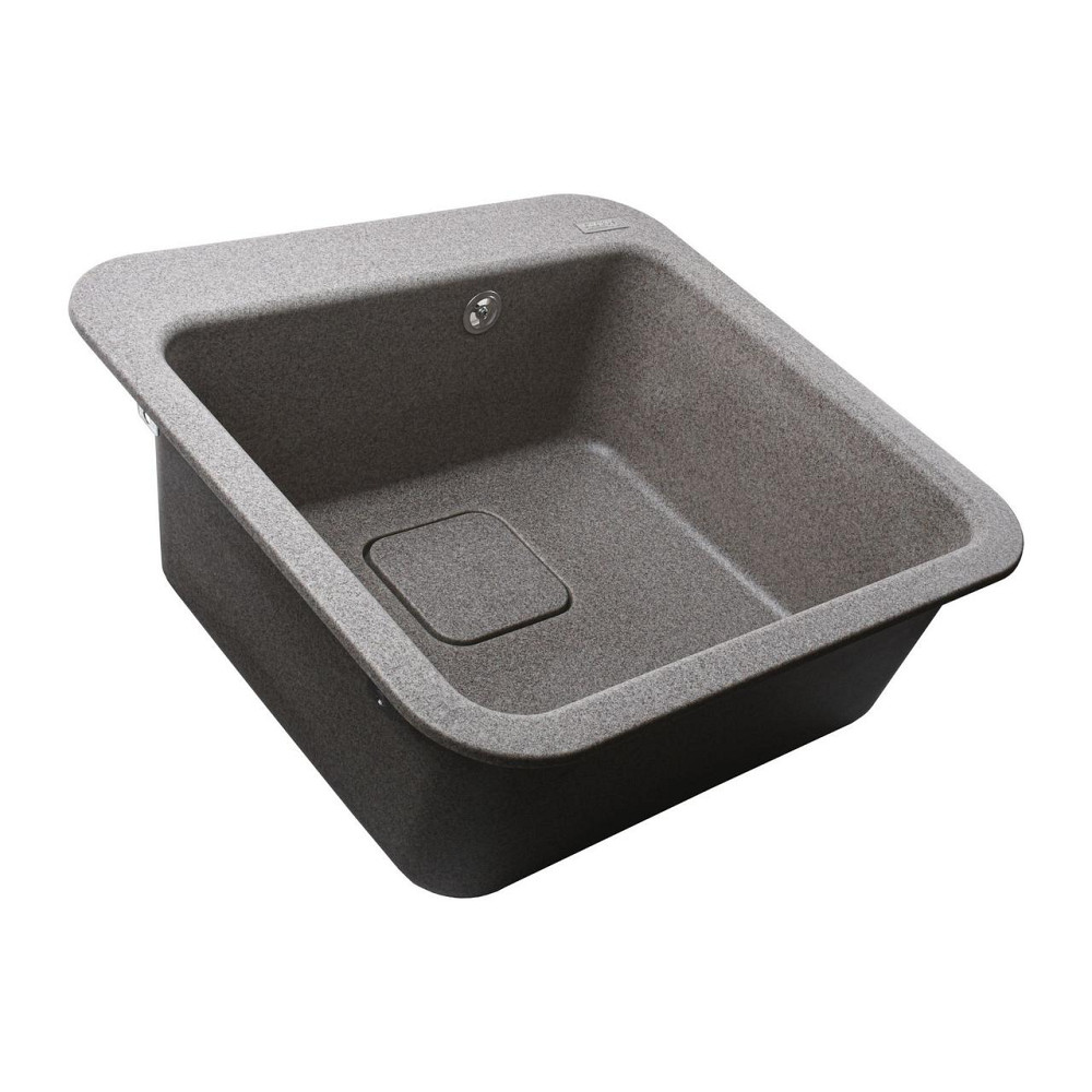 Гранітна мийка Globus Lux BARBORA мокко 510x510мм (000023484) Київ - фото 5