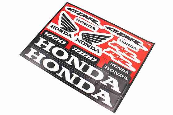 Наклейки на планшеті "HONDA" 14шт 22х16, 5984 Бершадь