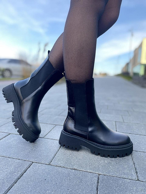 Черевики жіночі GREMMY 607/1 чорні (зима, шкіра натуральна) (4879) 41 Коломия - фото 1