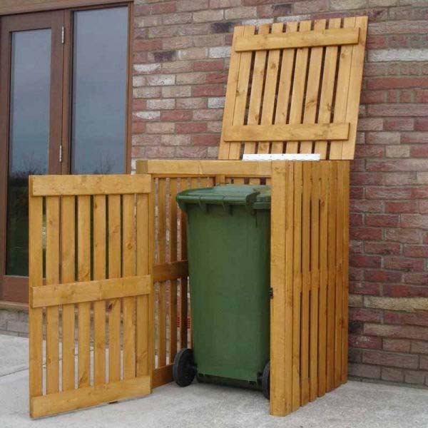 Бокс для сміттєвого бака "Банджул" сієна Миколаїв - фото 1