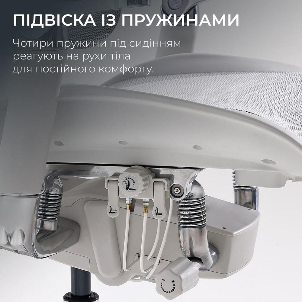Крісло офісне Sihoo Doro S300 Mesh Light Grey (S300-M202) ( 23741 ) Харків - фото 15