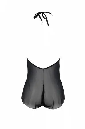 Боді Passion LEAFA BODY black S/M - ECO Passion Львів