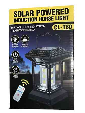 Ліхтар кемпінговий CL-T60 із сонячною батареєю і датчиком руху 8837 Винница
