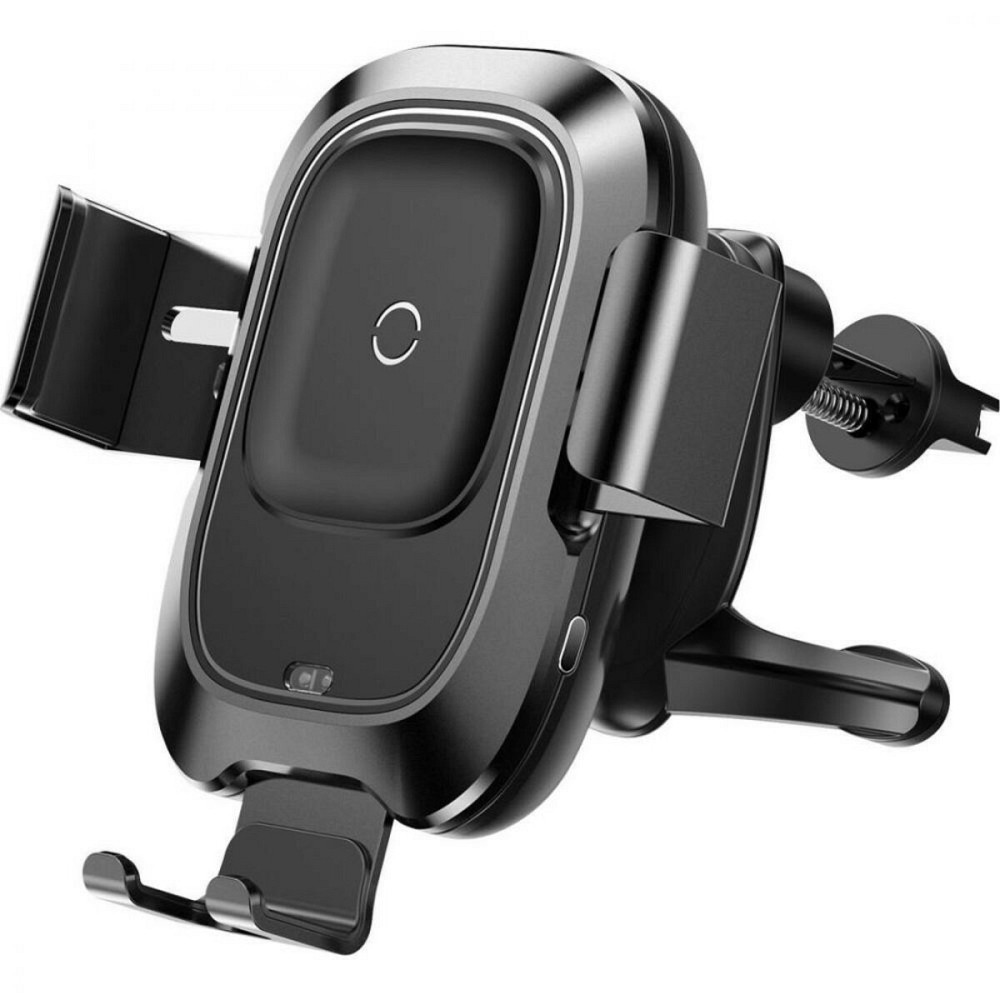 Тримач для мобiльного з БЗП Baseus SmartVehicle Bracket Wireless Black Киев - изображение 1