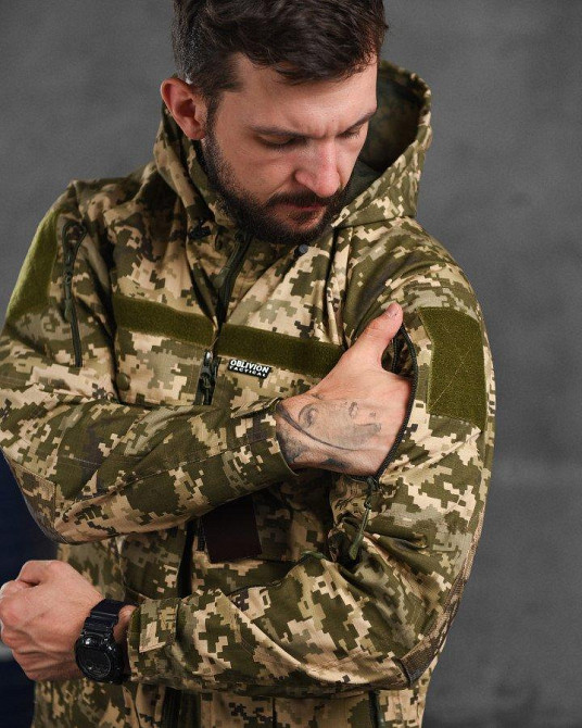 Летняя тактическая мужская  куртка пиксель Одесса - изображение 7
