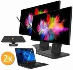 Интерактивная доска Newline Zestaw: 2 X Monitor Ideao Hub 24 + 2 X Kamera Innex C470 + 2 X Laptop Acer (B75C30933) Киев