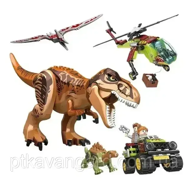 Конструктор динозаври погоня за Тиранозавром 319 деталей Парк Юрського періоду Хмельницький - фото 2