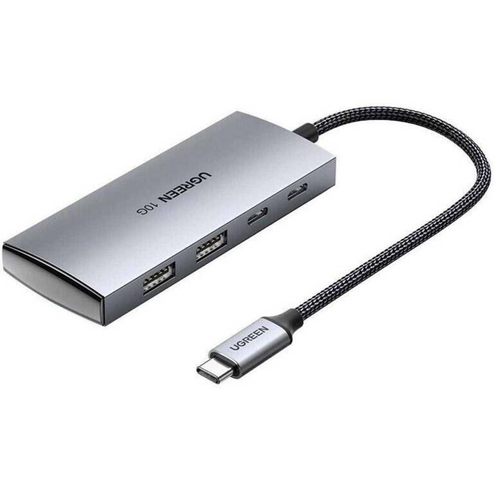 Хаб UGREEN CM480 USB-C to 2× USB 3.2+2×USB-C Adapter 10G (UGR-30758) Киев - изображение 1