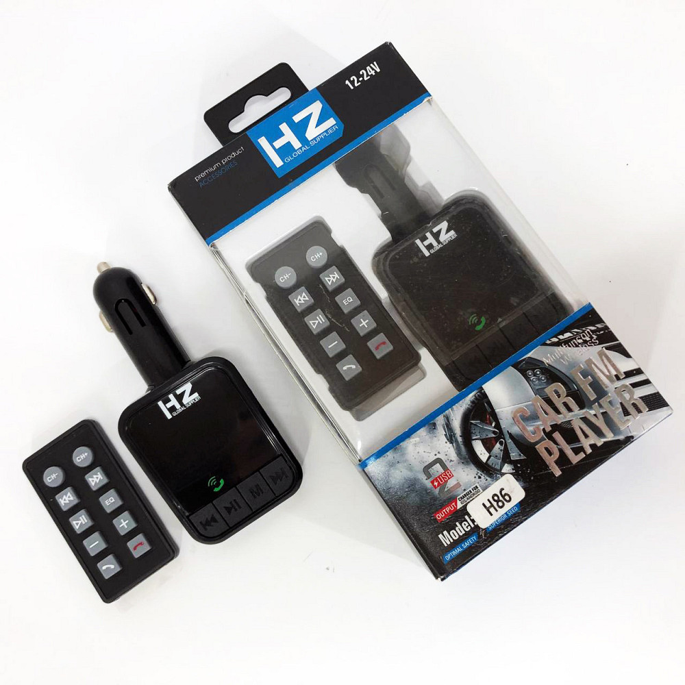 Автомобільний FM трансмітер в авто з USB bluetooth H86BT, FM модулятор PM-621 з bluetooth Київ - фото 6