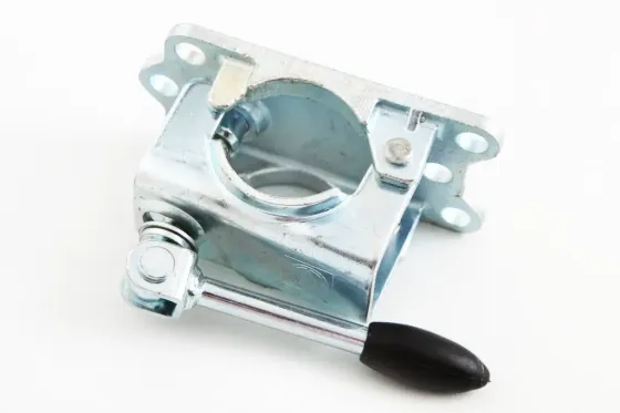 Хомут опорного колеса прицепа с чугунным основанием 250кг Winterhoff складная ручка Винница