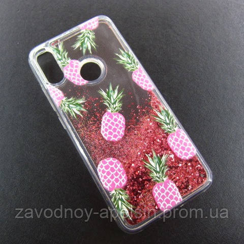 Xiaomi Redmi Note 7 чохол акваріум плаваючі блискітки Одеса - фото 1