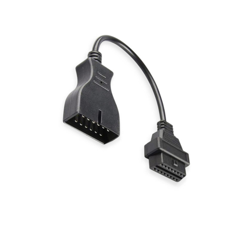 Переходник OBD2 16pin мама на GM 12pin папа GM12 Daewoo Lanos Sens (Еврокар) с Мукачево - изображение 1