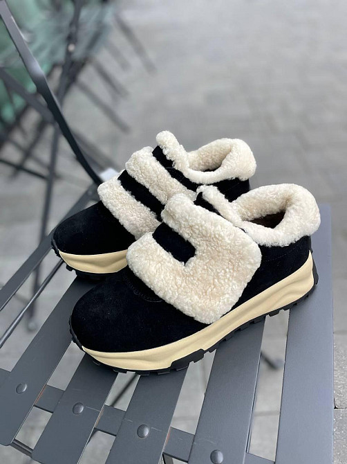 Lilin Кросівки жіночі LILIN L-X904-17 чорні (зима, шкіра натуральна) (5686) Коломия - фото 10