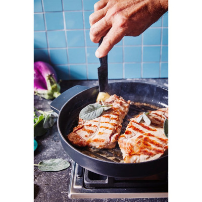 Сковорода KitchenAid Matte Oven-to-table гриль 26 см (CC004600-001) Вінниця - фото 8