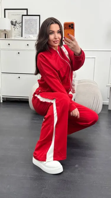 Жіночий спортивний костюм з лампасами — стильний повсякденний комплект Одеса - фото 14
