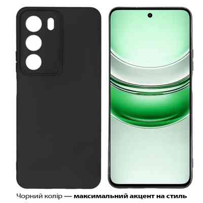 Чохол до мобільного телефона BeCover Silicone Realme C71 Black (713779) Вінниця