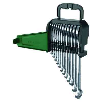 Ключ Bosch гаечный, набор 12шт, комбинированный, 6-19мм, CrV (1.600.A02.Z9D) Винница