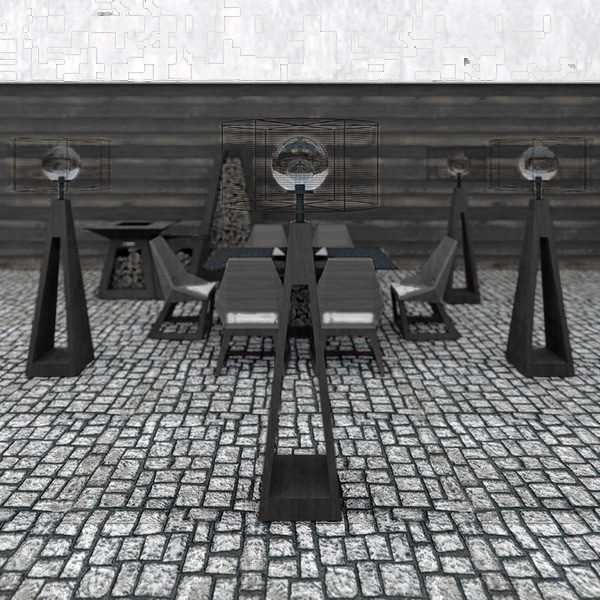 Ліхтар тумба із зовнішнім освітленням Quan, чорний QN94381 Код: 007950 Рівне - фото 2