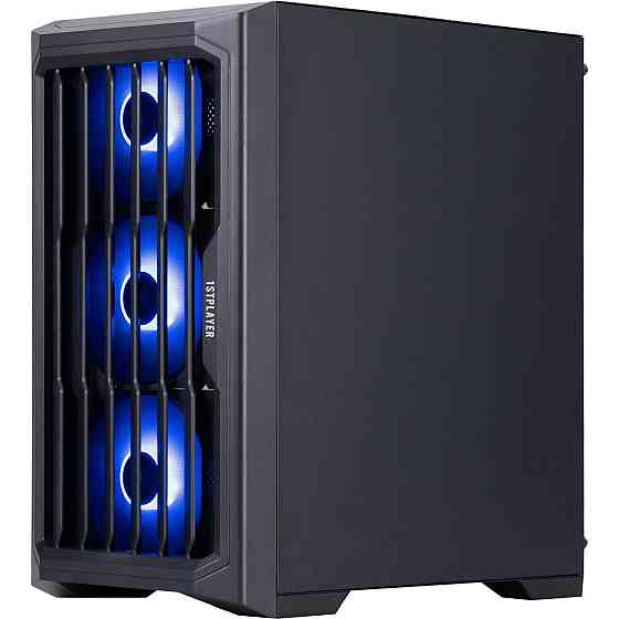 Корпус 1stPlayer H2-BK-4F7 Black без БЖ Харьков