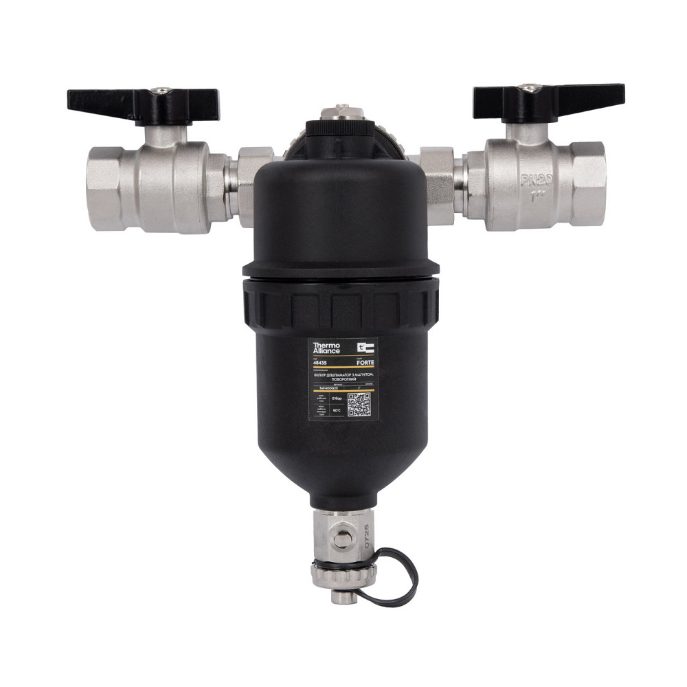 Фільтр-дешламатор Thermo Alliance Forte 1", поворотний (магнітний шламоуловник) TAF400G25 Київ - фото 5