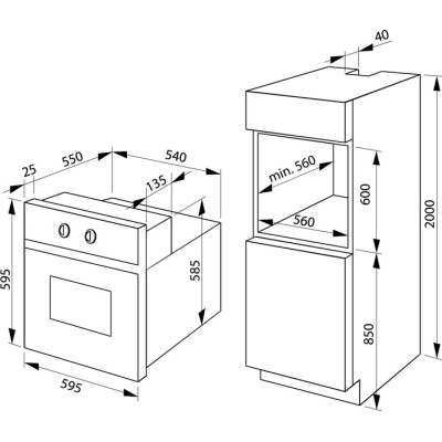 Духовой шкаф Hansa BOESS694097 Винница - изображение 6