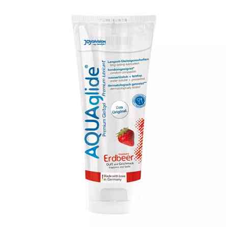 Лубрикант - AQUAglide Strawberry, 100 мл Sex Aura Київ