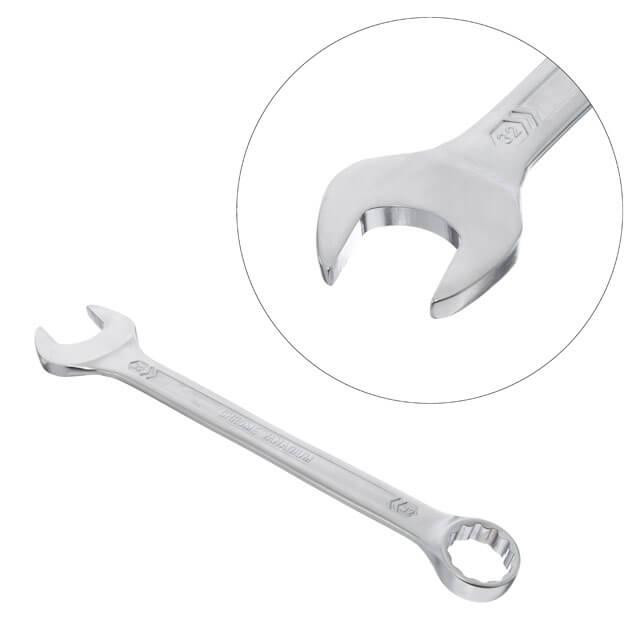 Ключ комбінований, 32 мм, Cr-V, покриття: сатин-хром, DIN3113, STORM INTERTOOL XT-1032 Киев - изображение 6