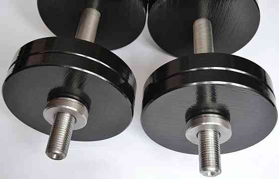 Гантелі набірні 2 по 18 кг Гантелі, гирі, штанги та диски металеві з порошковим фарбуванням Київ